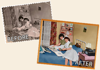 Photo Restoration Before & After