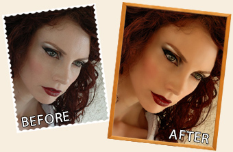 Retouching Before & After